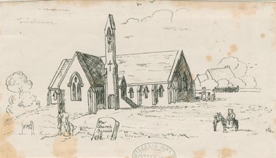 Chiesa di Walton-on-the-Hill [Nuova]: litografia, nd [c 1840] da Unbekannt