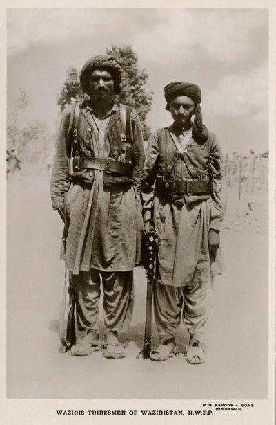 Tribù Waziris del Waziristan, N.W.F.P. da Unbekannter Künstler