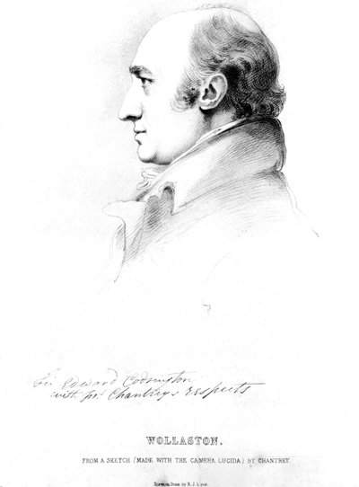 William Hyde Wollaston, chimico e metallurgista inglese, c 1810s da Unbekannt