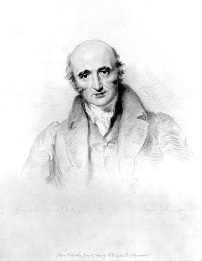 William Hyde Wollaston, chimico e metallurgista inglese, c 1820 (incisione di Lewis dopo un dipinto di Sir Thomas Lawrence) da Unbekannt