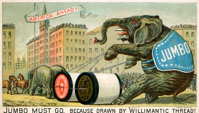 Willimantic Thread - pubblicità di fine XIX secolo da Unbekannter Künstler