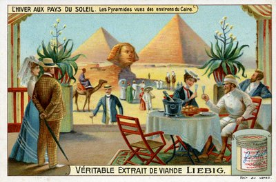 Inverno al sole: Piramidi viste dal Cairo, Egitto da Unbekannter Künstler