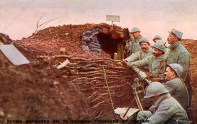 Prima Guerra Mondiale: Battaglia di Verdun da Unbekannter Künstler