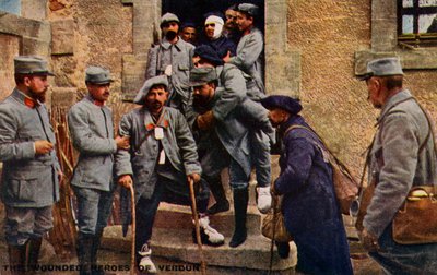 Prima Guerra Mondiale: Esercito francese alla Battaglia di Verdun da Unbekannter Künstler