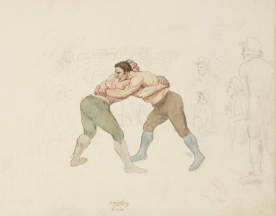 Incontro di lotta, Northumberland, c 1805-1820 da Unbekannt