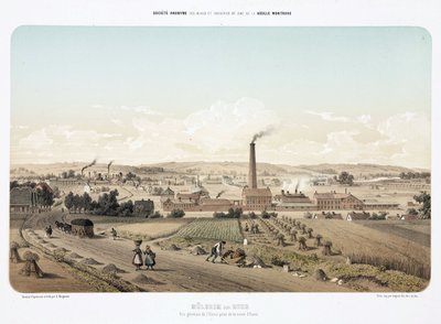 Fabbrica di zinco a Mulheim an der Ruhr, Germania da Unbekannt