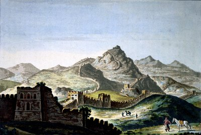 La grande muraglia cinese, c. 1820 da Unbekannter Künstler
