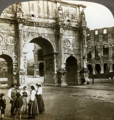 Arco di Costantino, Roma, Italia da Underwood and Underwood
