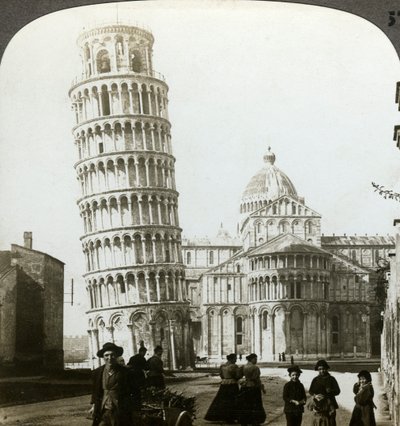 Cattedrale e Torre Pendente di Pisa, Italia da Underwood and Underwood