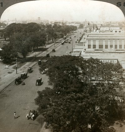 Chowringhee Road, Calcutta, India, c1900 da Underwood and Underwood
