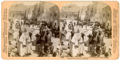 Chiesa della Natività, costruita dove è nato Gesù, Betlemme, Palestina, 1900 da Underwood and Underwood