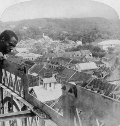 Fort-de-France, Martinica, 1902 da Underwood and Underwood