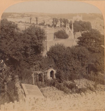 Veduta generale di Truro, Cornovaglia, Inghilterra, 1900 da Underwood and Underwood