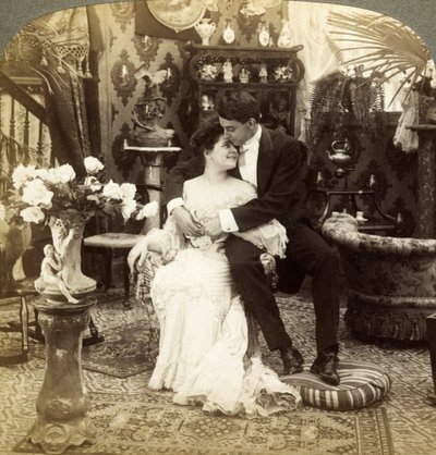George ammira molto la bellissima carnagione di Ethel da Underwood and Underwood