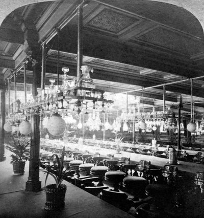 Interno del piroscafo Alaska da Underwood and Underwood