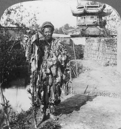 Re dei mendicanti, Loong Wah, Cina, fine XIX o inizio XX secolo da Underwood and Underwood