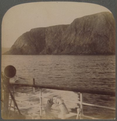 Capo Nord - da ovest - terra del Sole di Mezzanotte...Norvegia settentrionale, 1902 da Underwood and Underwood