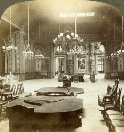 Salone della roulette, Monte Carlo, Monaco da Underwood and Underwood