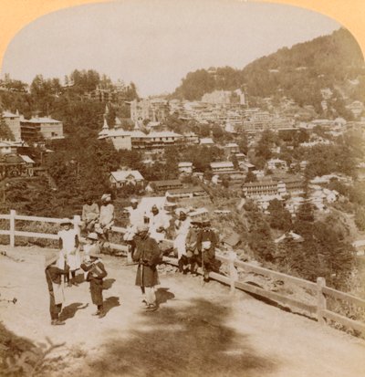 Simla, la bellissima località montana himalayana..., India, 1902 da Underwood and Underwood
