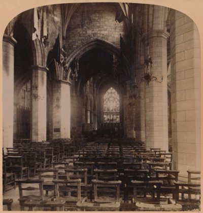 Cattedrale di St. Giles, Edimburgo, Scozia da Underwood and Underwood