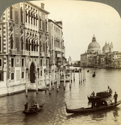 Il Canal Grande, Venezia, Italia da Underwood and Underwood