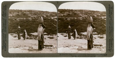Il villaggio di Imwas Emmaus, Palestina, 1900 da Underwood and Underwood