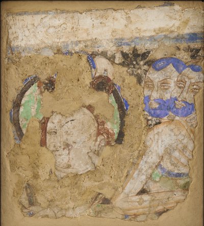 Bodhisattva e monaci, dalla Grotta 224 da Unidentified