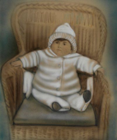 Bambino in sedia da Unidentified