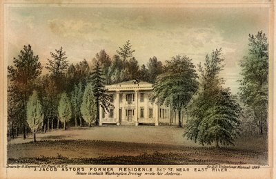 J. Ex residenza di J. Jacob Astor 88th St. vicino all