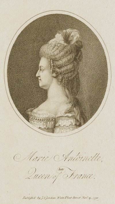 Maria Antonietta, defunta regina di Francia da Unidentified