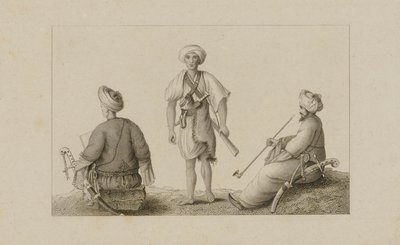 Tre uomini in turbante da Unidentified