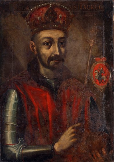 Dipinto che raffigura il Granduca di Lituania e Re di Polonia Jogaila da Unidentified painter label QS