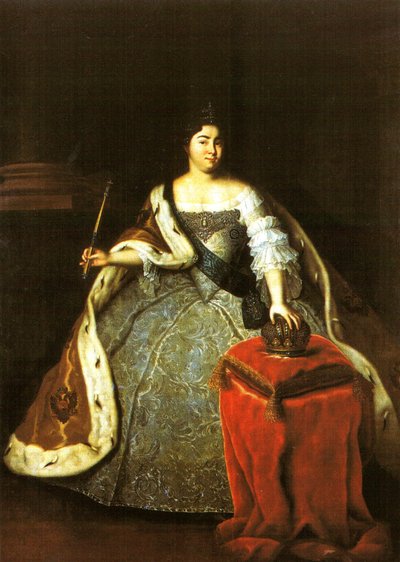 Ritratto di Caterina I di Russia da Unidentified painter label QS