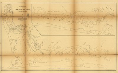 Core Sound e Stretto, Carolina del Nord. LOC 99447462 da United States Coast Survey