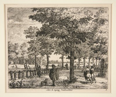 Aan d. ingang Vanden Harit (All