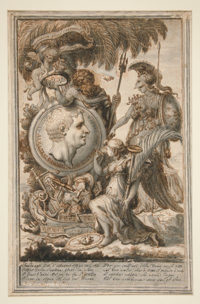 Allegoria in onore di Antonio Vaini da Unknown