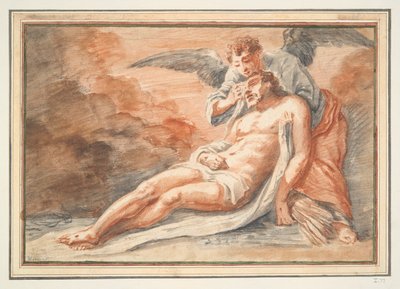 Angelo che Conforta il Cristo Deposto da Unknown