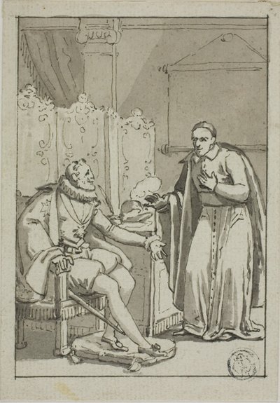 Udienza del Cardinale con Enrico IV da Unknown