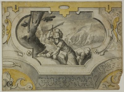Scena di battaglia (per decorazione sopra la porta) da Unknown