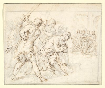 Decapitazione di San Giovanni Battista da Unknown