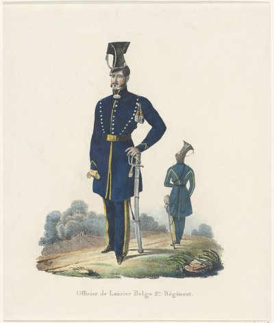 Lanciere belga, 1830 da Unknown