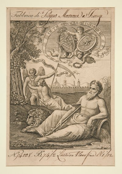Figure classiche nel paesaggio da Unknown
