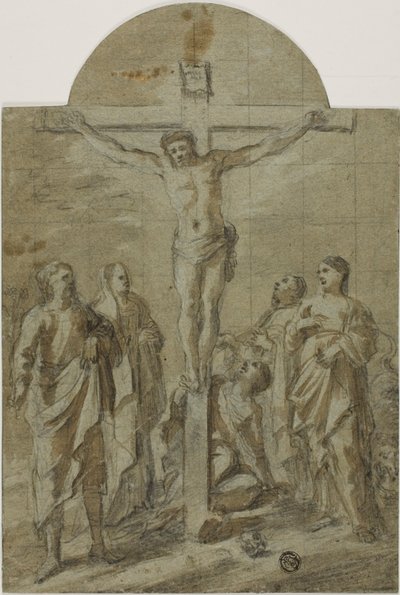 Crocifissione con santi da Unknown