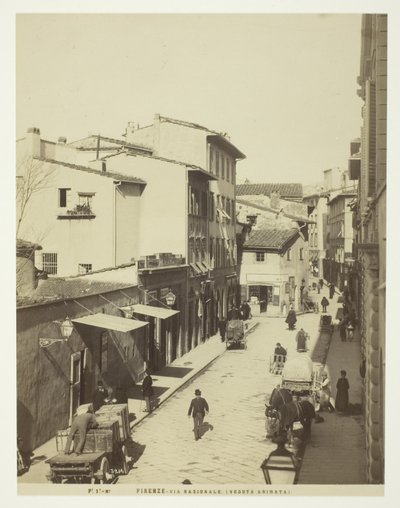 Firenze, via Nazionale da Unknown