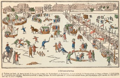Fiera del gelo sul Tamigi, Londra, 1683 da Unknown