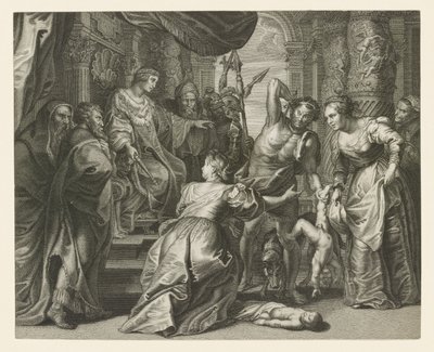 Il giudizio di Salomone da Unknown