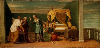 Giuditta riceve gli anziani di Betulia, XVI secolo da Unknown