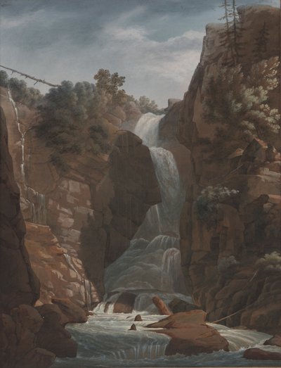 Paesaggio e cascata da Unknown