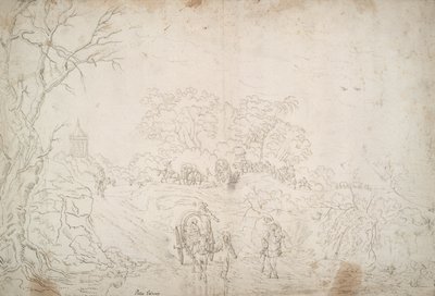 Paesaggio con Carovana da Unknown