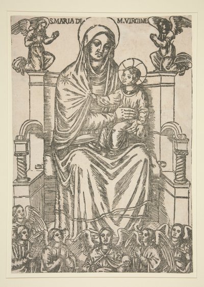 Madonna col Bambino in Trono da Unknown